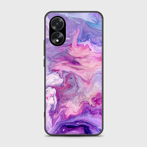 Oppo A38 Cover- Colorful Marble Series - HQ Ultra Shine Premium Infinity Glass Soft Silicon Borders Case