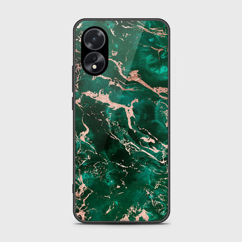 Oppo A38 Cover- Colorful Marble Series - HQ Ultra Shine Premium Infinity Glass Soft Silicon Borders Case