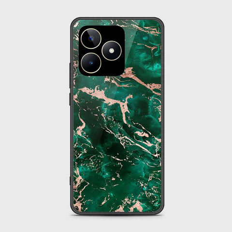Realme Note 50 Cover- Colorful Marble Series - HQ Ultra Shine Premium Infinity Glass Soft Silicon Borders Case