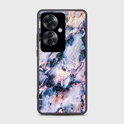 Oppo Reno 11F 5G Cover- Colorful Marble Series - HQ Ultra Shine Premium Infinity Glass Soft Silicon Borders Case