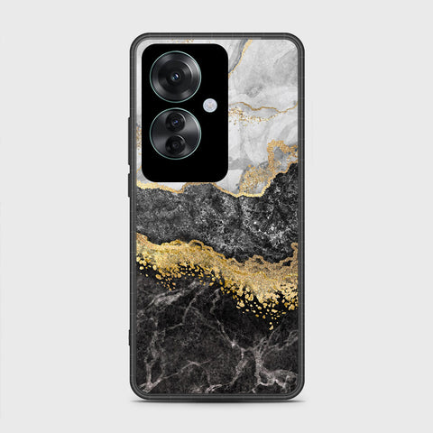 Oppo Reno 11F 5G Cover- Colorful Marble Series - HQ Ultra Shine Premium Infinity Glass Soft Silicon Borders Case