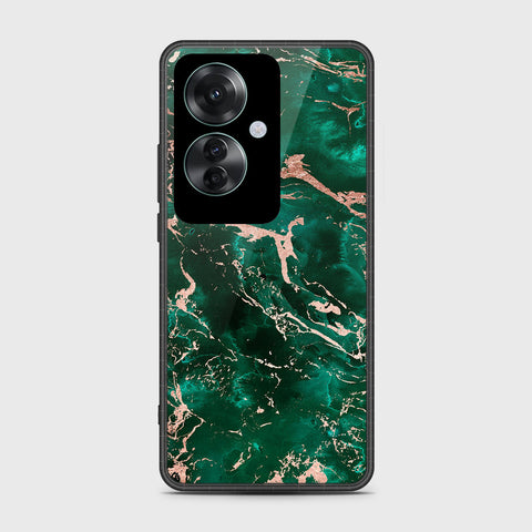 Oppo Reno 11F 5G Cover- Colorful Marble Series - HQ Ultra Shine Premium Infinity Glass Soft Silicon Borders Case