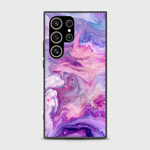 Samsung Galaxy S24 Ultra Cover- Colorful Marble Series - HQ Premium Shine Durable Shatterproof Case