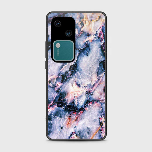 Vivo V30 Cover- Colorful Marble Series - HQ Premium Shine Durable Shatterproof Case