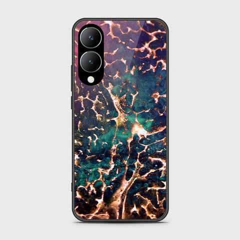 Vivo Y28 5G Cover- Colorful Marble Series - HQ Ultra Shine Premium Infinity Glass Soft Silicon Borders Case
