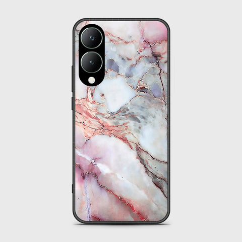 Vivo Y28 5G Cover- Colorful Marble Series - HQ Ultra Shine Premium Infinity Glass Soft Silicon Borders Case