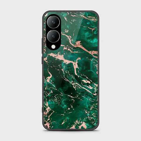 Vivo Y28 5G Cover- Colorful Marble Series - HQ Ultra Shine Premium Infinity Glass Soft Silicon Borders Case