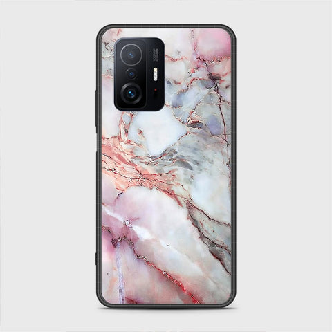 Xiaomi 11T Cover- Colorful Marble Series - D31- HQ Ultra Shine Premium Infinity Glass Soft Silicon Borders Case ( Fast Delivery )