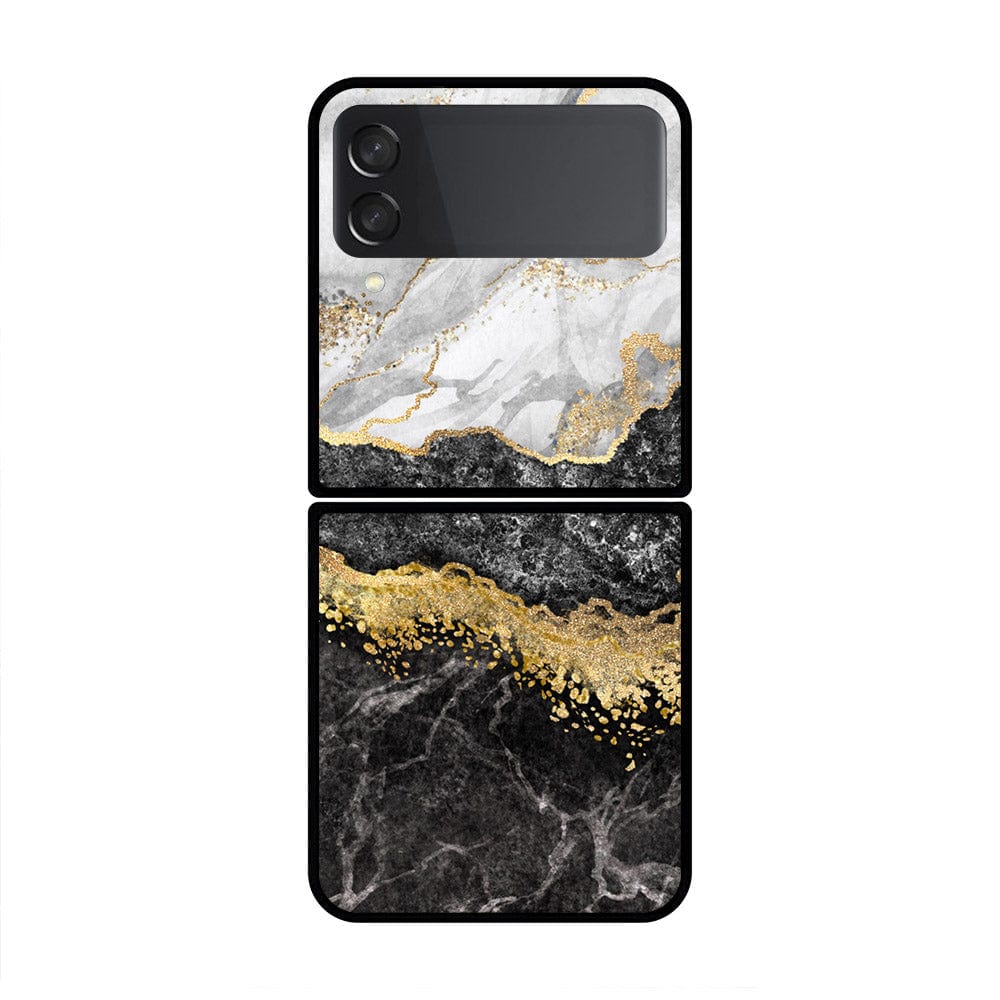 Samsung Galaxy Z Flip 3 5G Cover- Colorful Marble Series - HQ Premium Shine Durable Shatterproof Case ( Fast Delivery )