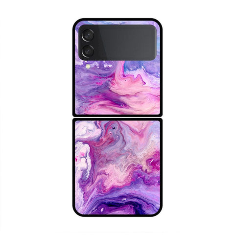 Samsung Galaxy Z Flip 3 5G Cover- Colorful Marble Series - HQ Premium Shine Durable Shatterproof Case ( Fast Delivery )