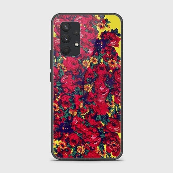 Samsung Galaxy A32 4G Cover - Floral Series - HQ Premium Shine Durable Shatterproof Case