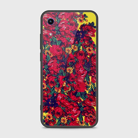 Huawei Honor Play 8A Cover - Floral Series - HQ Ultra Shine Premium Infinity Glass Soft Silicon Borders Case