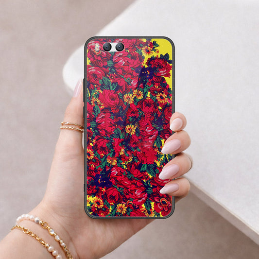 Xiaomi Mi 6 Cover - Floral Series - HQ Ultra Shine Premium Infinity Glass Soft Silicon Borders Case