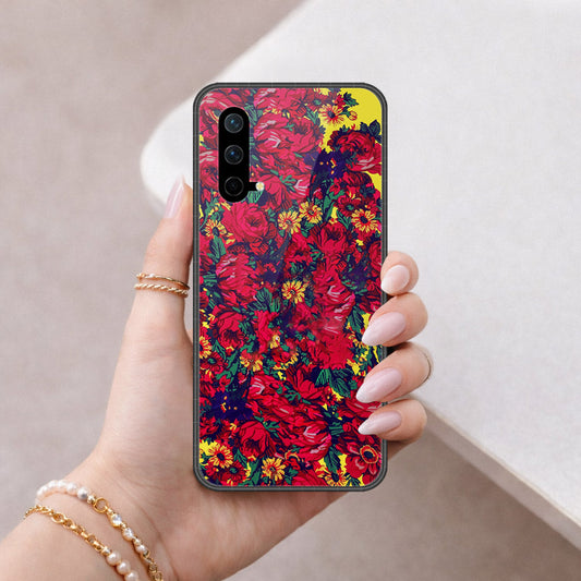 OnePlus Nord CE 5G Cover - Floral Series - HQ Ultra Shine Premium Infinity Glass Soft Silicon Borders Case