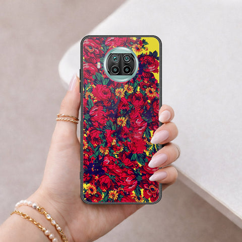 Xiaomi Redmi Note 9 Pro 5G Cover - Floral Series - HQ Ultra Shine Premium Infinity Glass Soft Silicon Borders Case