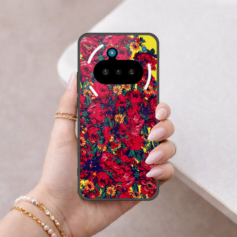 Nothing Phone 3a Cover - Floral Series - HQ Ultra Shine Premium Infinity Glass Soft Silicon Borders Case