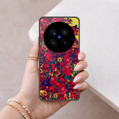 Realme C75 Cover - Floral Series - HQ Ultra Shine Premium Infinity Glass Soft Silicon Borders Case