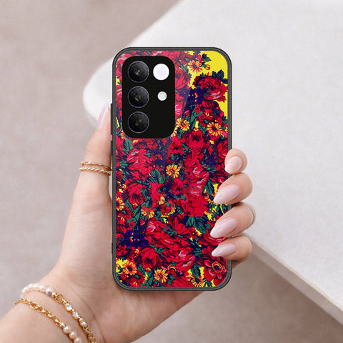 Realme C85 Pro Cover - Floral Series - HQ Ultra Shine Premium Infinity Glass Soft Silicon Borders Case