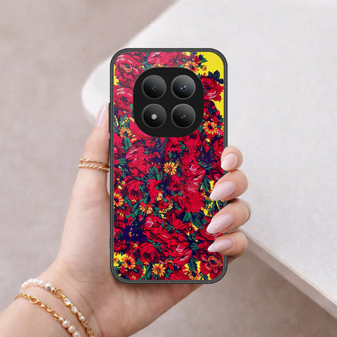 Xiaomi Redmi Note 15 Pro Plus Cover - Floral Series - HQ Ultra Shine Premium Infinity Glass Soft Silicon Borders Case