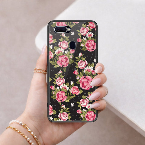 Realme 2 Pro Cover - Floral Series - HQ Ultra Shine Premium Infinity Glass Soft Silicon Borders Case
