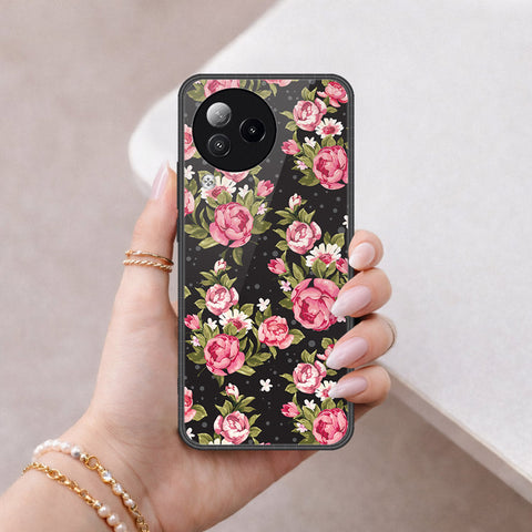 Xiaomi Civi 3 Cover - Floral Series - HQ Ultra Shine Premium Infinity Glass Soft Silicon Borders Case