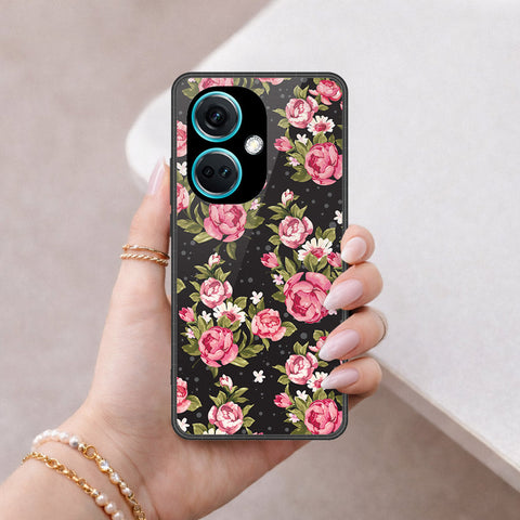 Oppo K11 Cover - Floral Series - HQ Ultra Shine Premium Infinity Glass Soft Silicon Borders Case
