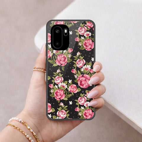 OnePlus Ace 6 Cover - Floral Series - HQ Ultra Shine Premium Infinity Glass Soft Silicon Borders Case