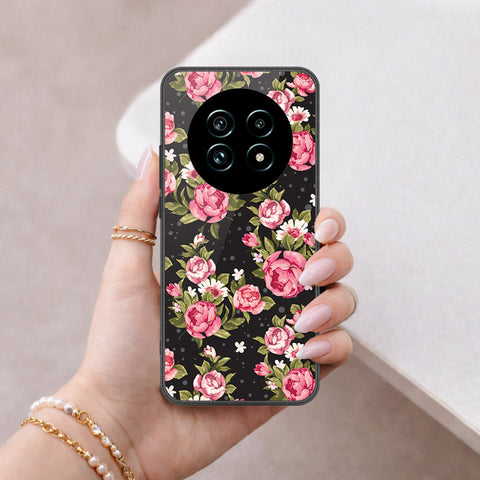 Realme 13 Pro Plus Cover - Floral Series - HQ Ultra Shine Premium Infinity Glass Soft Silicon Borders Case