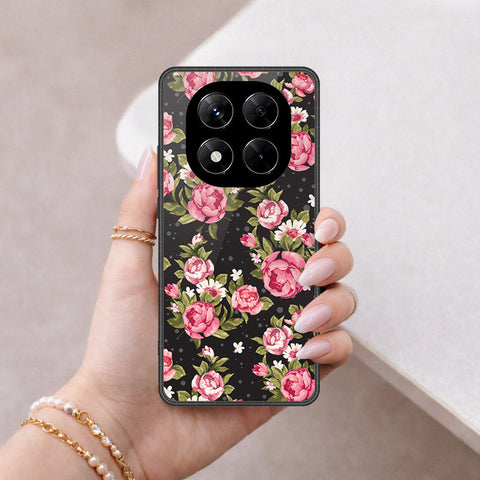 Xiaomi Redmi Note 14 Pro 4G Cover - Floral Series - HQ Ultra Shine Premium Infinity Glass Soft Silicon Borders Case