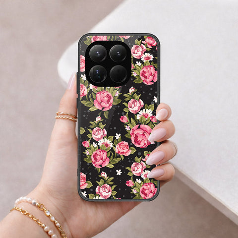 Xiaomi 14T Pro Cover - Floral Series - HQ Ultra Shine Premium Infinity Glass Soft Silicon Borders Case