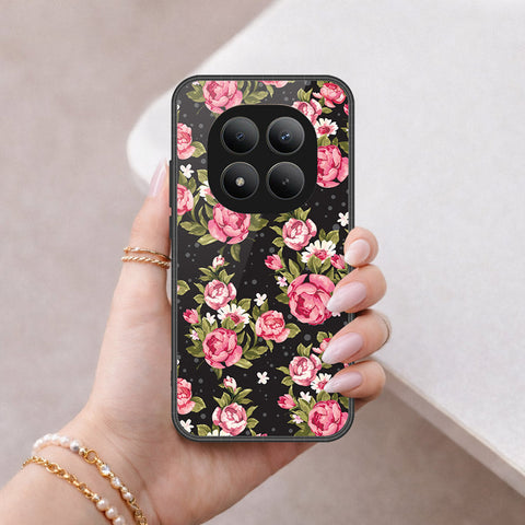 Xiaomi Redmi Note 15 Pro Plus Cover - Floral Series - HQ Ultra Shine Premium Infinity Glass Soft Silicon Borders Case