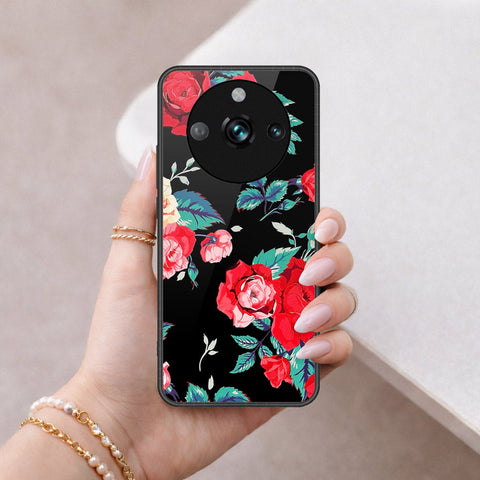 Realme 11 Pro Plus Cover - Floral Series - HQ Ultra Shine Premium Infinity Glass Soft Silicon Borders Case
