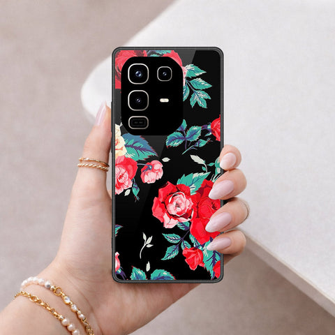 Infinix Note 50 4G Cover - Floral Series - HQ Ultra Shine Premium Infinity Glass Soft Silicon Borders Case