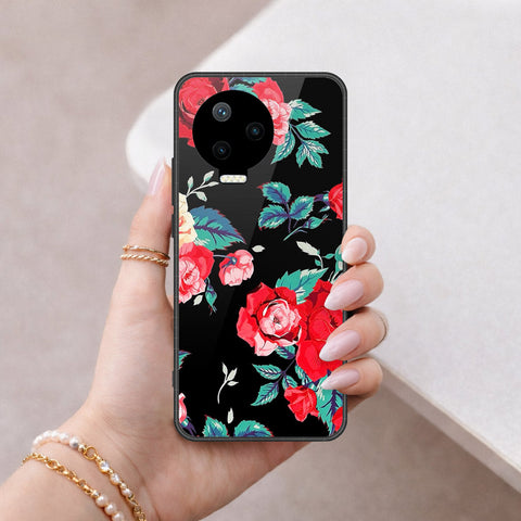 Infinix Note 11 Pro Cover - Floral Series - HQ Ultra Shine Premium Infinity Glass Soft Silicon Borders Case