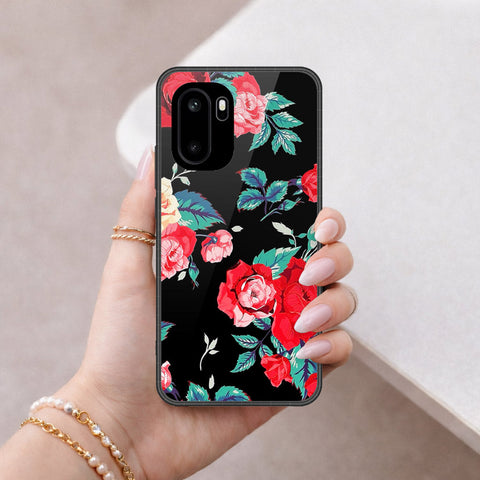 OnePlus Ace 6 Cover - Floral Series - HQ Ultra Shine Premium Infinity Glass Soft Silicon Borders Case