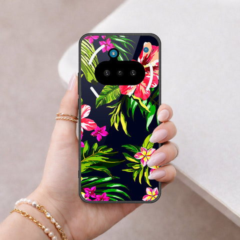 Nothing Phone 3a Cover - Floral Series - HQ Ultra Shine Premium Infinity Glass Soft Silicon Borders Case