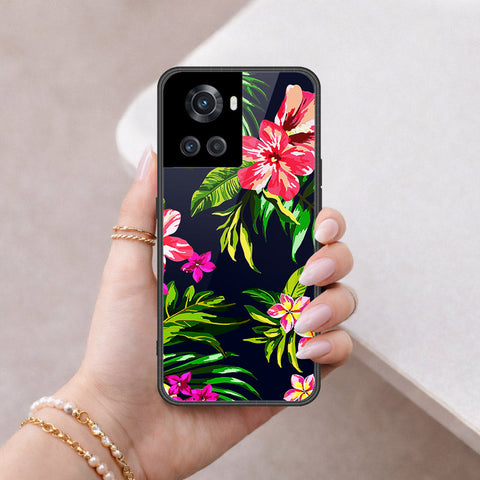 OnePlus 3T Cover - Floral Series - HQ Ultra Shine Premium Infinity Glass Soft Silicon Borders Case