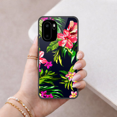 OnePlus Ace 6 Cover - Floral Series - HQ Ultra Shine Premium Infinity Glass Soft Silicon Borders Case