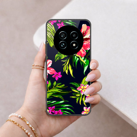 Realme 13 Pro Plus Cover - Floral Series - HQ Ultra Shine Premium Infinity Glass Soft Silicon Borders Case