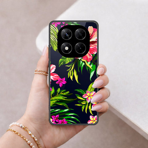 Xiaomi Redmi Note 14 Pro 4G Cover - Floral Series - HQ Ultra Shine Premium Infinity Glass Soft Silicon Borders Case