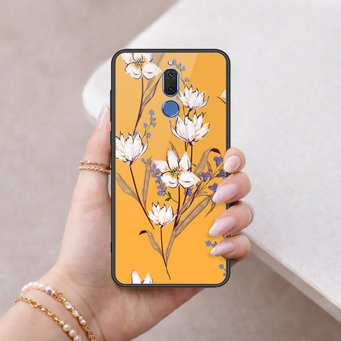 Huawei Mate 10 Lite Cover - Floral Series - HQ Ultra Shine Premium Infinity Glass Soft Silicon Borders Case