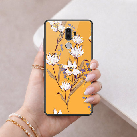 Huawei Mate 9 Cover - Floral Series - HQ Ultra Shine Premium Infinity Glass Soft Silicon Borders Case