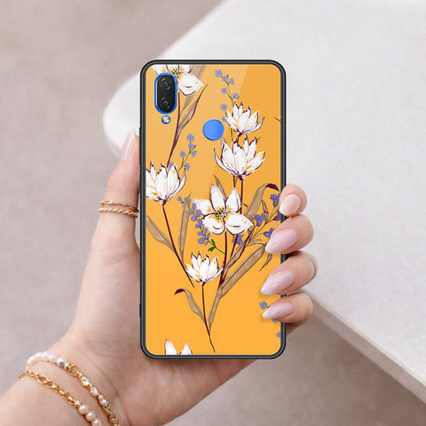 Huawei Nova 3i  Cover - Floral Series - HQ Ultra Shine Premium Infinity Glass Soft Silicon Borders Case