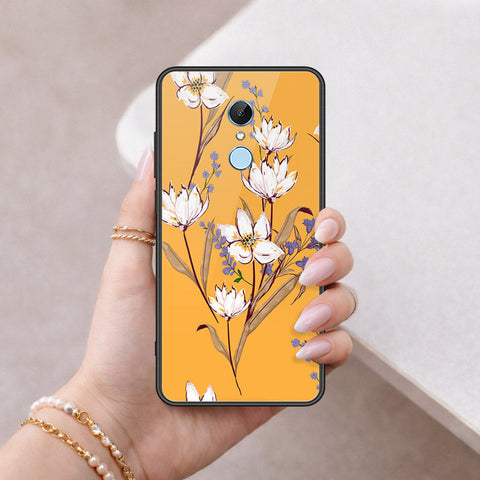 Xiaomi Redmi Note 5 / Redmi 5 Plus Cover - Floral Series - HQ Ultra Shine Premium Infinity Glass Soft Silicon Borders Case