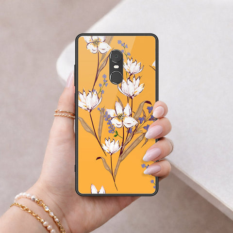 Xiaomi Redmi Note 4 / 4X Cover - Floral Series - HQ Ultra Shine Premium Infinity Glass Soft Silicon Borders Case