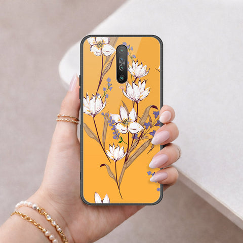 Xiaomi Poco X2 Cover - Floral Series - HQ Ultra Shine Premium Infinity Glass Soft Silicon Borders Case