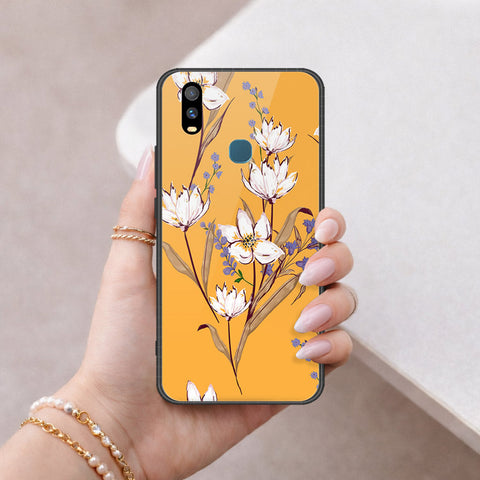 Vivo Y11 2023 Cover - Floral Series - HQ Ultra Shine Premium Infinity Glass Soft Silicon Borders Case