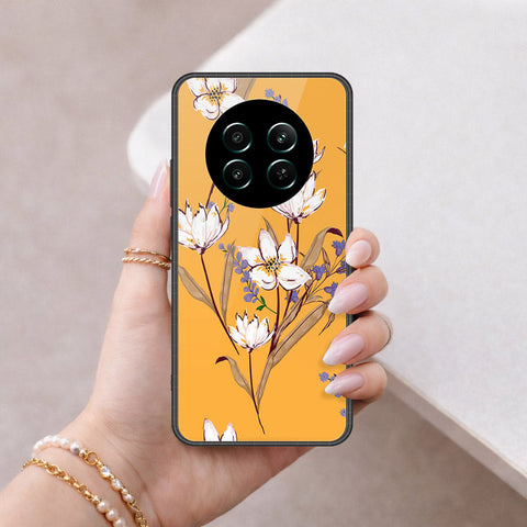 Realme P1 Speed Cover - Floral Series - HQ Ultra Shine Premium Infinity Glass Soft Silicon Borders Case