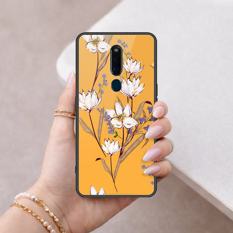 Huawei Honor Play 8A Cover - Floral Series - HQ Ultra Shine Premium Infinity Glass Soft Silicon Borders Case