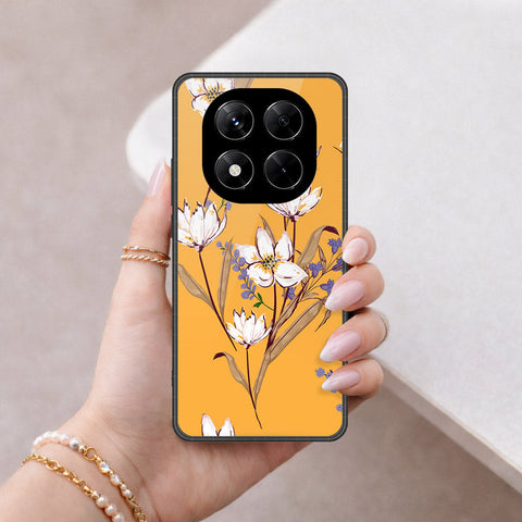 Xiaomi Redmi Note 14 Pro 4G Cover - Floral Series - HQ Ultra Shine Premium Infinity Glass Soft Silicon Borders Case